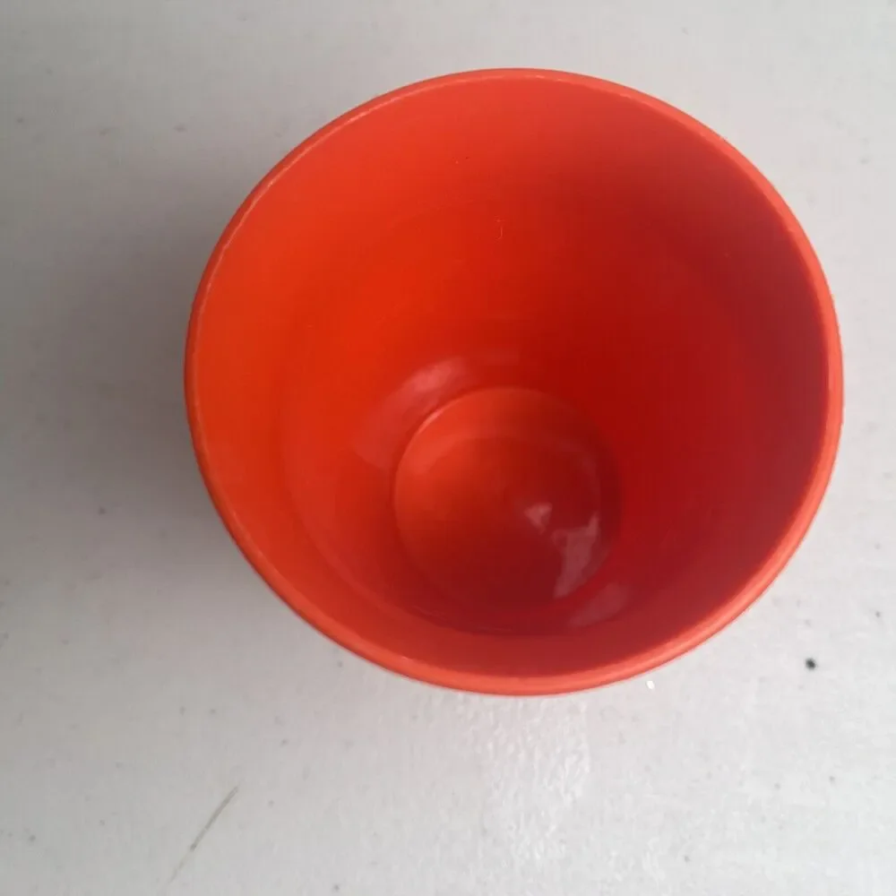Tupperware Vintage Style Bell Tumblers 7oz Kids Cups Lot Harvest Primary COLORS